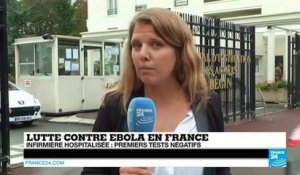 Ebola en France : premiers tests rassurants pour l'infirmière hospitalisée