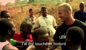 David Beckham en campagne de prévention contre l'Ebola