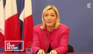 Le coup de com : la conférence de presse de Marine Le Pen sur la sécurité #mediaslemag