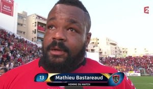 La réaction de Mathieu Bastareaud après Toulon-Scarlets