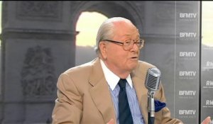 J.-M. Le Pen: "Changer de nom, c'est tromper les gens" au sujet du Front national