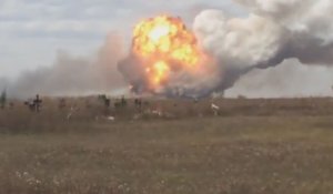 Explosion d'une usine de munitions à Donetsk