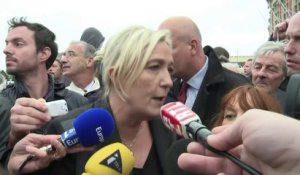 Marine Le Pen dénonce la situation à Calais