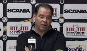 Conférence presse après match Angers SCO - Clermont Foot