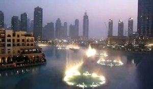 Les fontaines de Dubai rendent hommage à Whitney Houston