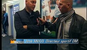 OM 2-3 FC LORIENT : La réaction de José Anigo