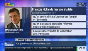 Marc Fiorentino: François Hollande face aux Français: "C'était tout simplement pathétique !" - 07/11
