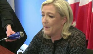 Marine Le Pen réagit à la prestation de François Hollande
