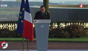 Centenaire de 14-18 : revivez l'intégralité du discours de Hollande à Notre-Dame-de-Lorette