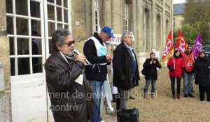 Grève à l'hôpital de Prémontré