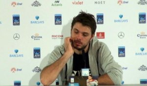 ATP - Masters Londres - Wawrinka : "C'est difficile de pouvoir l'agresser"