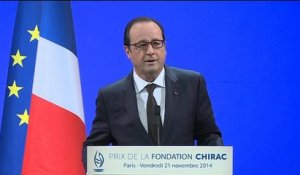 Hollande redit son "respect" pour Chirac