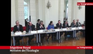 Ségolène Royal. La ministre de l'Ecologie débute sa visite bretonne à Rennes