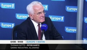 Peter Hartz est "impressionné par la détermination de Macron"