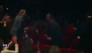 Nicolas Sarkozy applaudi à Genève