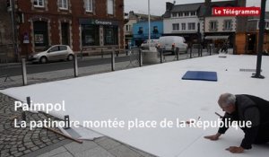 Paimpol. La patinoire montée place de la République