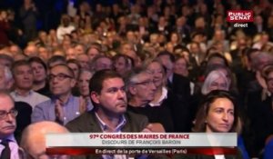 Congrès des maires de France : discours de François Baroin et Manuel Valls