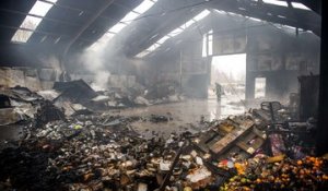 Un entrepôt des Restos du cœur part en fumée dans le Pas-de-Calais