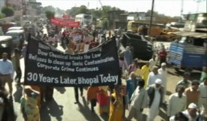 Manifestations pour le 30e anniversaire de la catastrophe de Bhopal