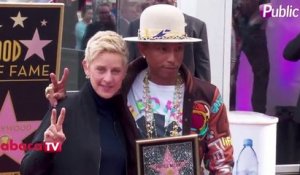 Exclu Vidéo : Pharrell Williams heureux d'avoir son étoile au Walk Of Fame !