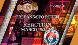 Réaction de Marco Pellin  - J11 - Orléans reçoit le SPO Rouen
