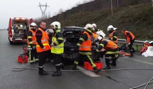 Accident RN2 à Louvroil