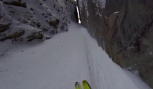 Descente étroite en ski par Cody Townsend