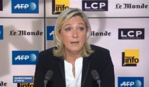Marine Le Pen : "Sarkozy ne devrait plus oser se présenter devant les Français"