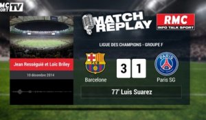 Barça-PSG (3-1) : le Match Replay avec le son de RMC Sport
