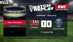 Guingamp-PSG (1-0) : le Match Replay avec le son de RMC Sport