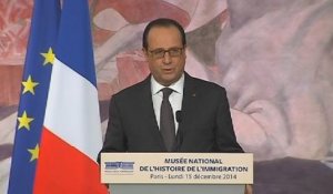 Hollande: "La France est un vieux pays d'immigration"