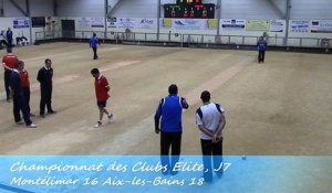 Quatrième tour 2 sur 2, Montélimar contre Aix-les-Bains, Sport Boules, J7 Elite 2014 2015
