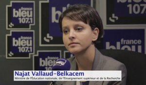 Najat Vallaud-Belkacem invitée politique de France Bleu 107.1