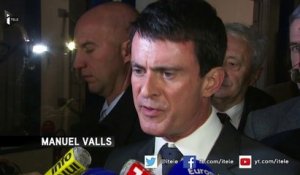 Visite surprise de Manuel Valls à l'abattoir Gad de Josselin