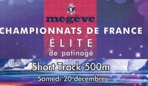 Replay - Elite Megève 2014 - Short Track 500m