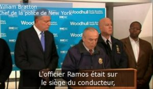 Deux policiers tués par balles à New York