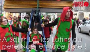 Le père Noël perd ses aides : les lutins en roue libre à Saint-Lô