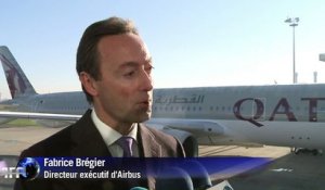 L'A350 livré à Qatar Airways "après 7 ans de travail acharné"