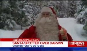 Un journal TV australien annonce l'arrivée du Père Noël