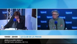 Jean-Claude Mailly dans "Le club de la presse" - PARTIE 2