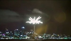 Des feux d'artifice en Australie et en Nouvelle-Zélande pour fêter 2015