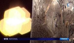 Des sculptures de glace trônent dans la chapelle de Travexin