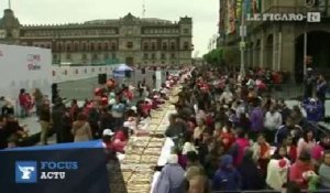 Mexique : un gigantesque gâteau de 9 000 kilos pour la fête des Rois Mages