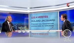 Les 4 Vérités : Roland Jacquard dénonce "un terrorisme de masse"