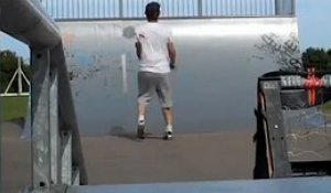 Football Trick Shots on Basketball Court. IMPRESSIVE skills guys!