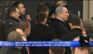 Netanyahu s'est rendu à l'endroit de la prise d'otages du supermarché casher