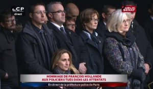 Hommage de François Hollande à Franck Brinsolaro