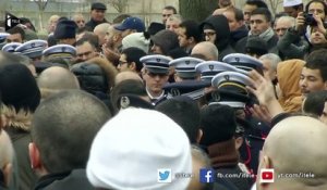 Dernier hommage à Ahmed Merabet au cimetière de Bobigny