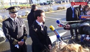Manuel Valls "Pas de lien direct entre attentats en France et coup de filet en Belgique"