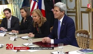John Kerry à Paris : le soutien américain